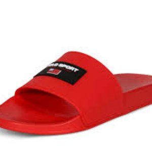 Polo Sport Red Slides Sandals Men’s Size 9